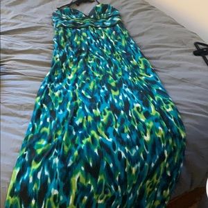 Stretchy Halter Maxi Dress